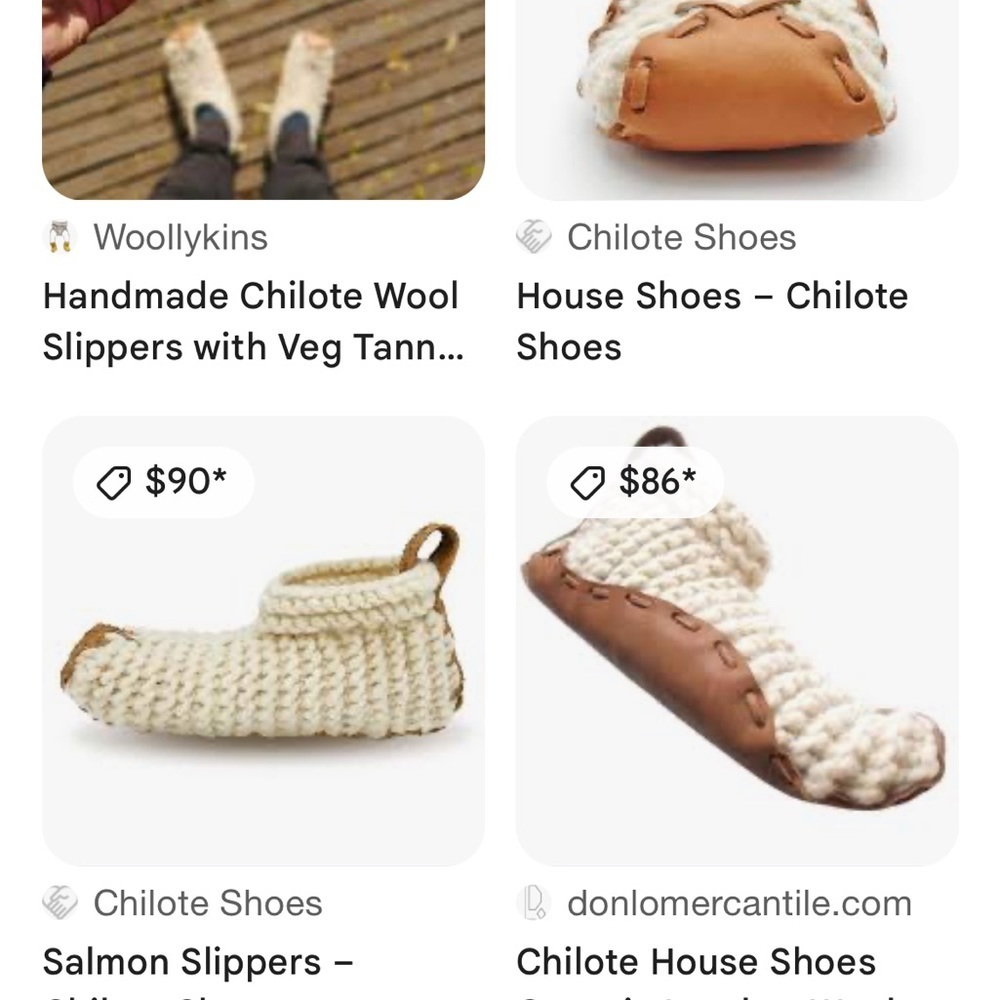 Upcycled Genuine Leather Slippers by CHILOTE size small ☕️🍵🫖 - Picture 2 of 7